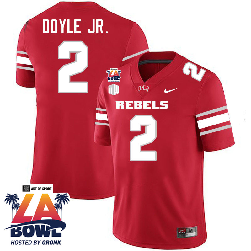 Antonio Doyle Jr. LA Bowl Jersey,UNLV Rebels 2024 LA Bowl Jersey-Scarlet